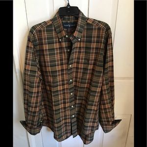 Polo Ralph Lauren Olive Plaid Button Down
